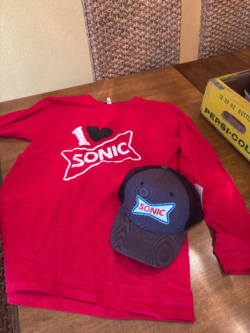 Sonic long sleeve t and hat